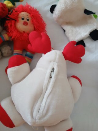 Lotto 10 peluche misti