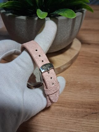 Reloj Tous Rosa y Plateado Oso