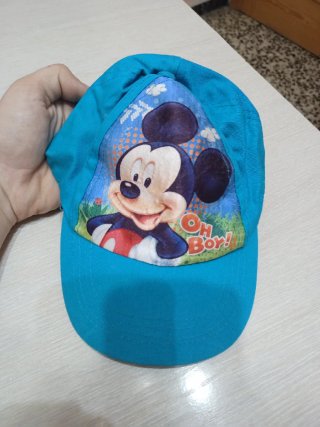 2 Gorras Mickey Mouse Roja y Azul