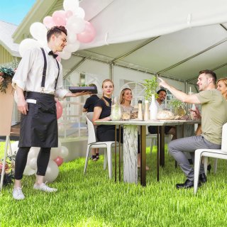 Carpa Fiesta Jardín 4x8m con Paredes