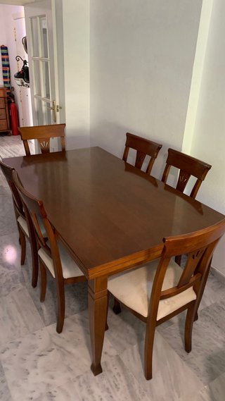 Conjunto de salón madera maciza