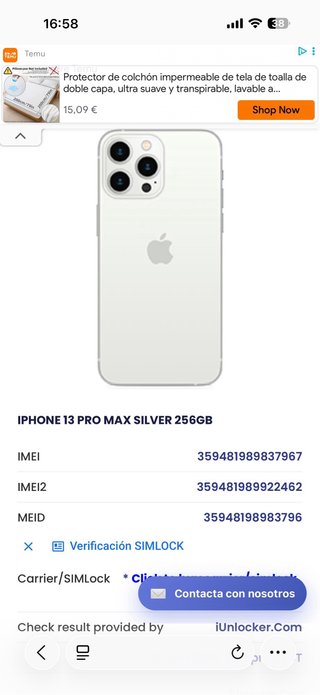 Placa Base + Módulo Face ID iPhone 13 Pro Max