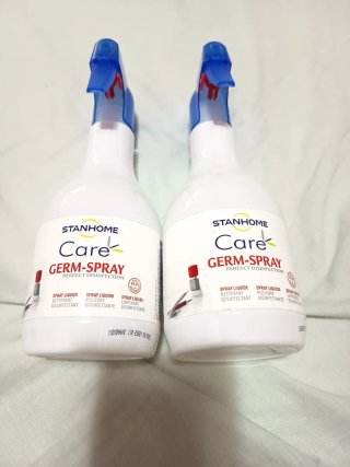 2x Stanhome Care Germ-Spray Limpiador