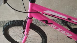 Bicicleta infantil rosa