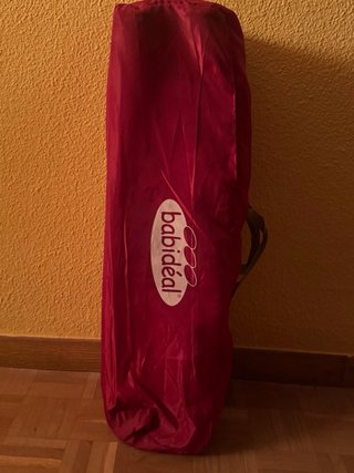 Cuna de viaje (colchón y almohada de regalo)