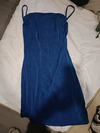 Vestido de fiesta azul