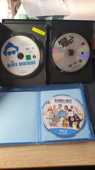 Lote 3 Películas Musicales Blu-ray/DVD