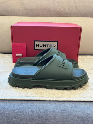 Ciabatte Hunter Verde Oliva Tg 41