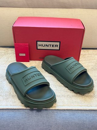 Ciabatte Hunter Verde Oliva Tg 41