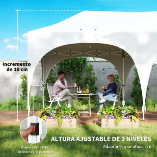 Carpa Plegable 6x3m con 6 Laterales
