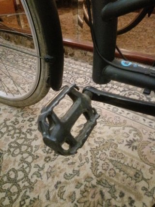 Bicicleta Paseo Decathlon Negra