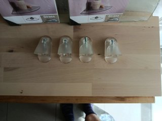 Estantes esquineros de cristal Spaceo + escuadras