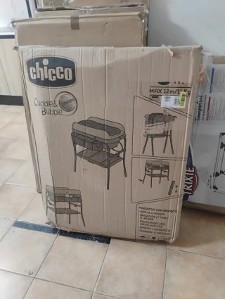 Bañera y cambiador Chicco Cuddle&Bubble