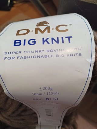 Ovillos lana super gruesa DMC BIG KNIT