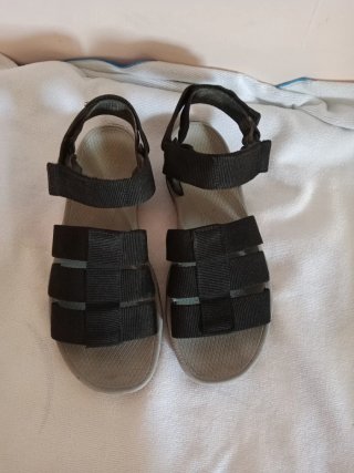 Sandalias Hombre Negras y Grises