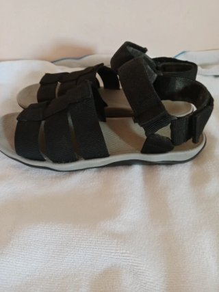 Sandalias Hombre Negras y Grises