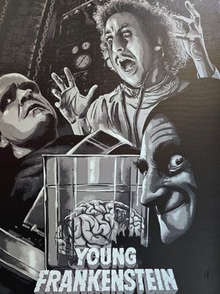 Quadro Film Young Frankenstein 40x60cm