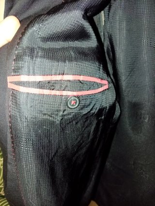 Chaleco negro cuello mao, elegante