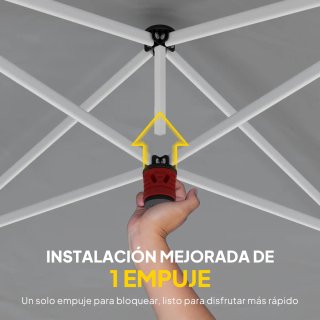 Carpa Plegable 6x3m con Tiras Reflectantes