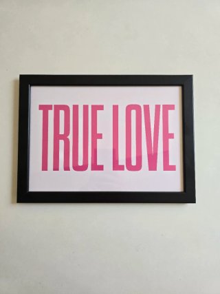 Cuadro decorativo True Love