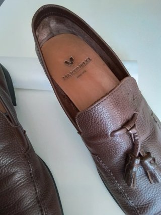 Mocasines hombre Martinelli Piel Marrón Borlas 41