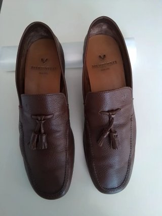 Mocasines hombre Martinelli Piel Marrón Borlas 41