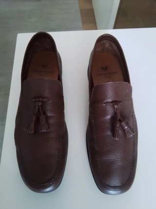 Mocasines hombre Martinelli Piel Marrón Borlas 41
