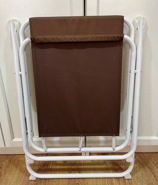 Silla plegable elegante marrón (Nueva)