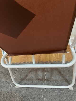 Silla plegable elegante marrón (Nueva)