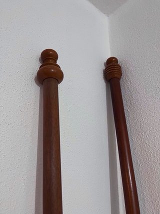 Varões de Cortinado Madeira Maciça