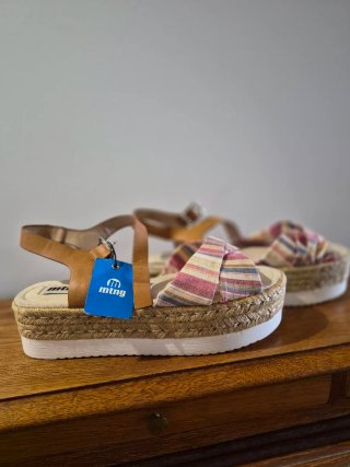 Sandalias Mustang Plataforma Mujer Multicolor