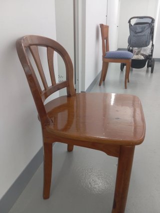 Descalzadora madera antigua