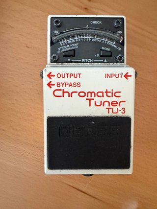 BOSS TU-3 Afinador Cromático Pedal Guitarra