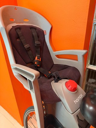 Bicicleta con sillita para niño Hamax