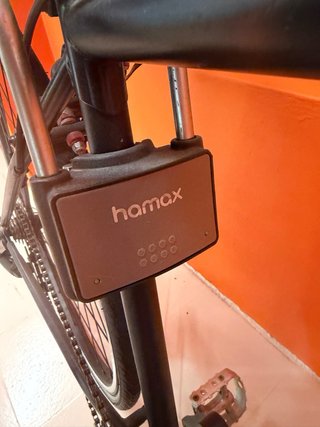 Bicicleta con sillita para niño Hamax