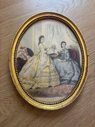 3 Cuadros Ovalados Decorativos