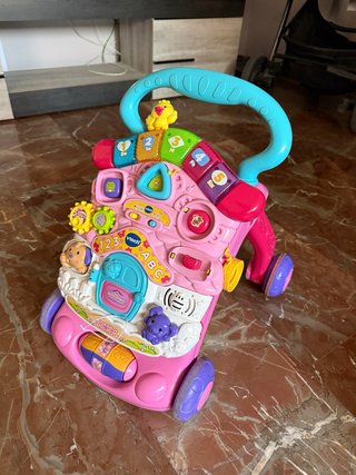 Correpasillos VTech Rosa con Actividades