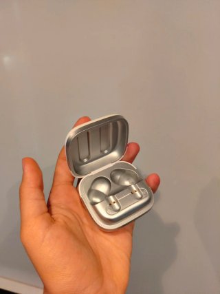 Cascos Inalámbricos Bluetooth Plata y Blanco