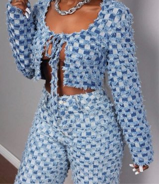 Conjunto vaquero de dos piezas