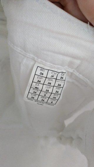 Pantalones blancos Promod talla 36