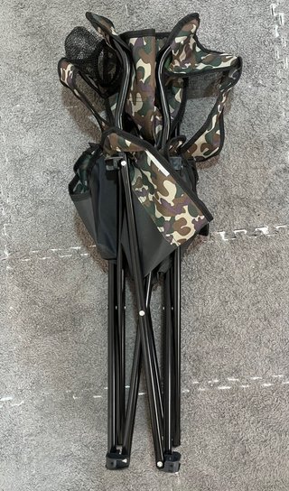 Silla Plegable Camping Camuflaje - NUEVA