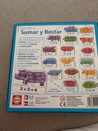 Puzzle Educa Sumar y Restar 4-5 años