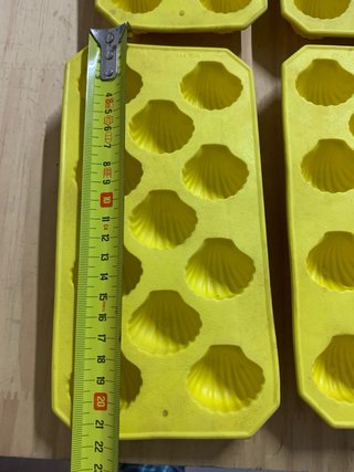 4 Moldes Silicona Cubitos Hielo Conchas