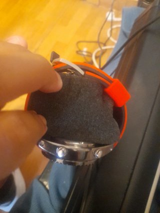 Reloj Frederic Negro y Naranja