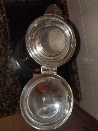 Jarra Ercuis Cristal y Metal