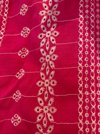 Camisa Zara Rosa Bordada