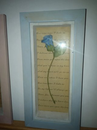 Cuadros decorativos flores (2 unidades)