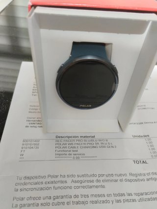 Polar pacer pro blue
