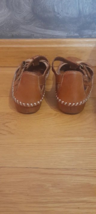 Sandalias Pikolinos Cuero T-Strap Beige Marrón