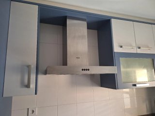 Muebles de cocina y encimera de mármol